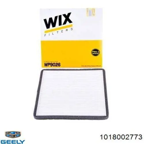 Filtro de salão Geely 1018002773 preço, a partir de 6,63 USD