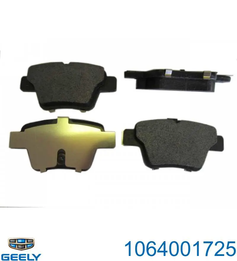 Sapatas do freio traseiras de disco Geely 1064001725 preço, a partir de 22,72 USD