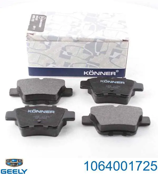 Compre 1064001725 Geely Sapatas do freio traseiras de disco