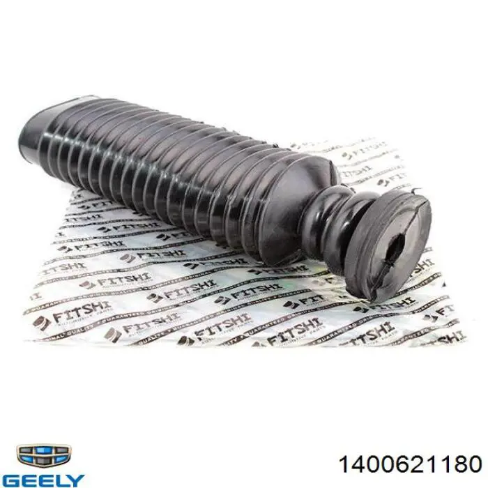 Pára-choque (grade de proteção) de amortecedor traseiro + bota de proteção para Geely CK I 