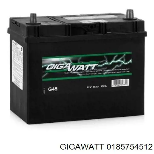 0185754512 Gigawatt Bateria recarregável (PILHA)