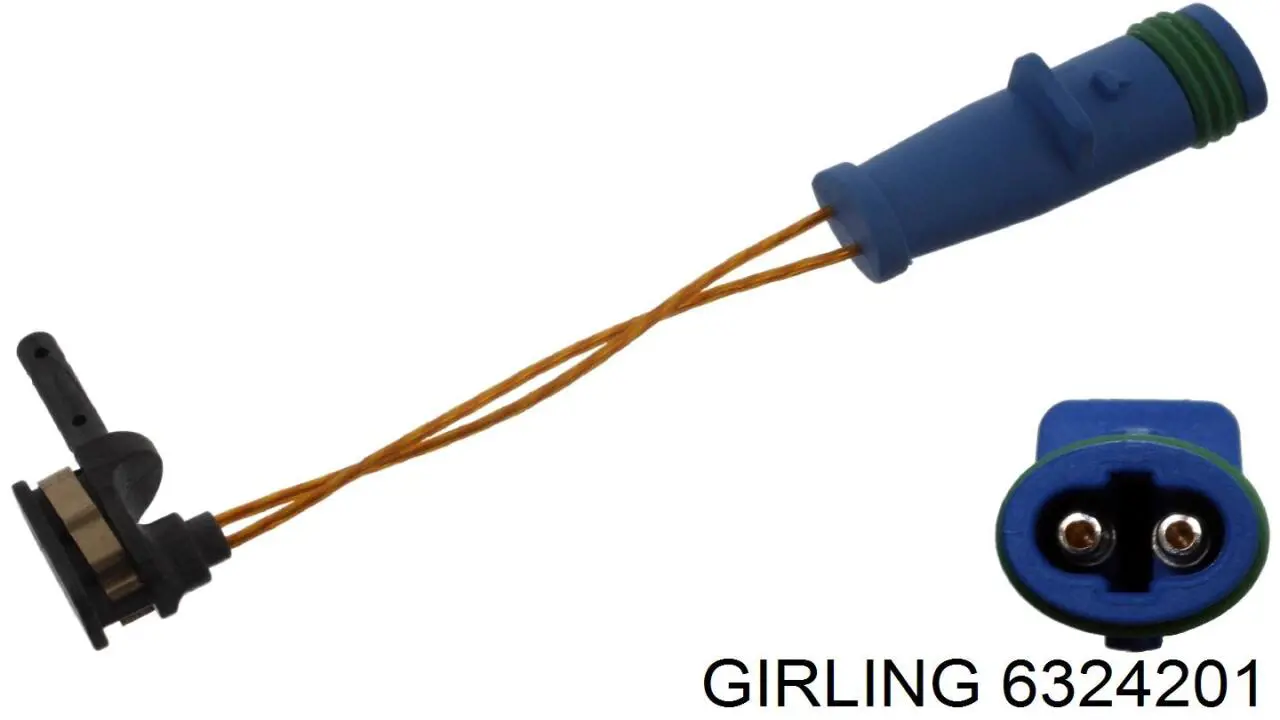 6324201 Girling Sensor dianteiro de desgaste das sapatas do freio