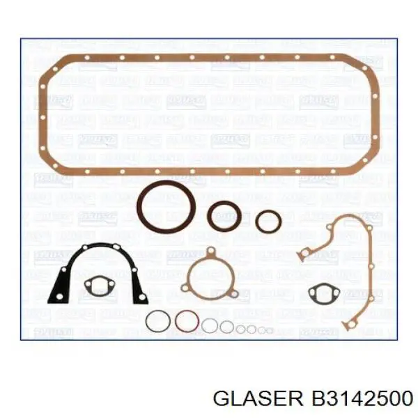 Compre 54009000 Ajusa Kit inferior de vedantes de motor