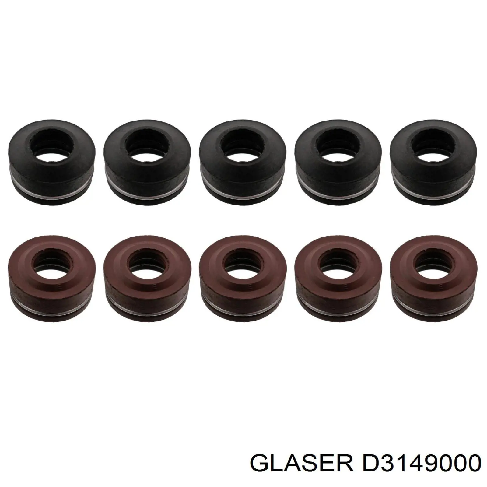 Kit superior de vedantes de motor D3149000 Glaser