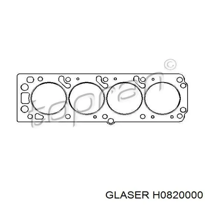 H0820000 Glaser Vedante de cabeça de motor (CBC)
