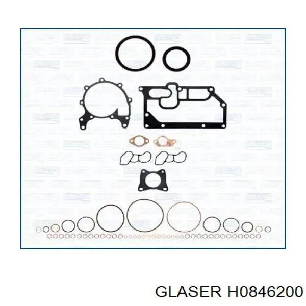 H0846200 Glaser Vedante de cabeça de motor (CBC)