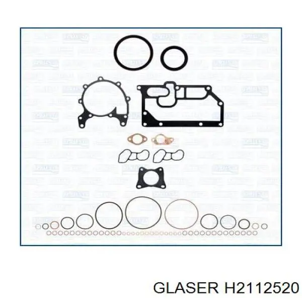 H2112520 Glaser Vedante de cabeça de motor (CBC)