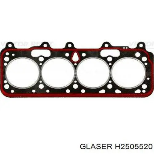 H2505520 Glaser Vedante de cabeça de motor (CBC)