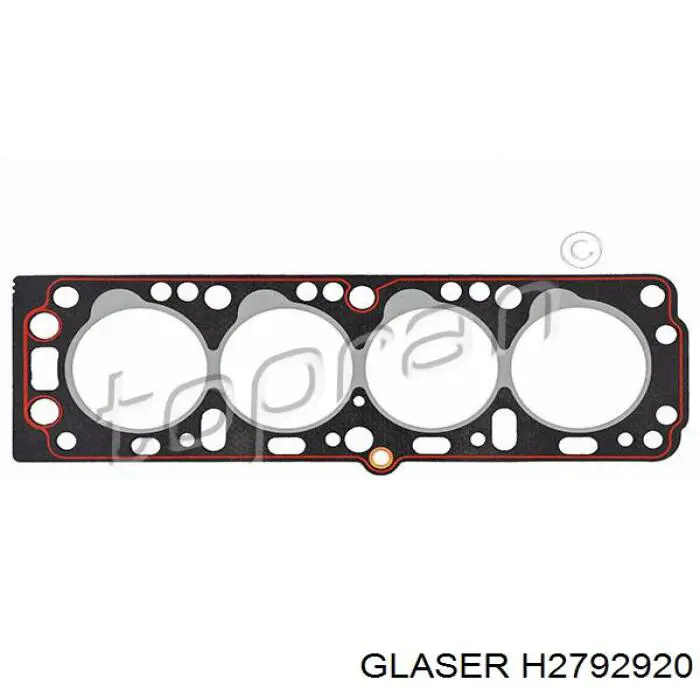 H2792920 Glaser Vedante de cabeça de motor (CBC)
