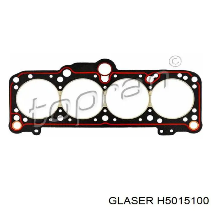 H5015100 Glaser Vedante de cabeça de motor (CBC)