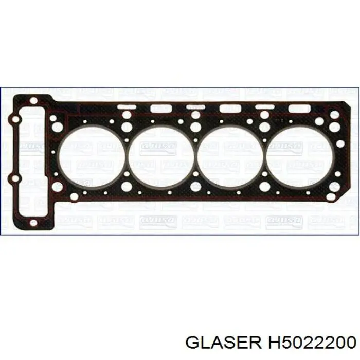 H5022200 Glaser Vedante de cabeça de motor (CBC)