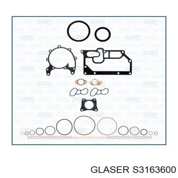 Kit de vedantes de motor completo Audi 100 C4 4A5