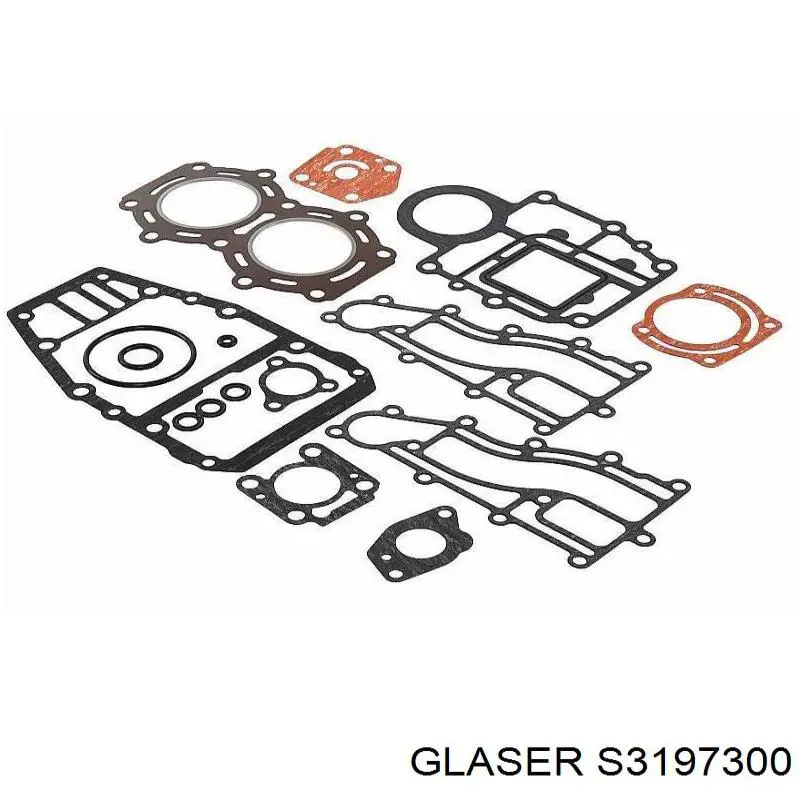 Kit de vedantes de motor completo S3197300 Glaser