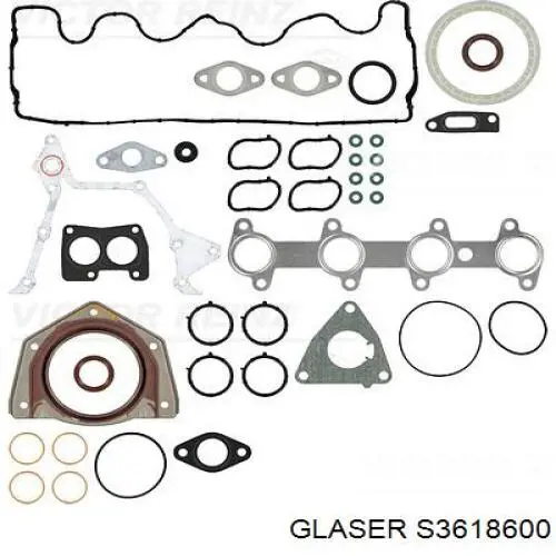 Kit de vedantes de motor completo Victor Reinz 013563802 preço, a partir de 151,74 USD
