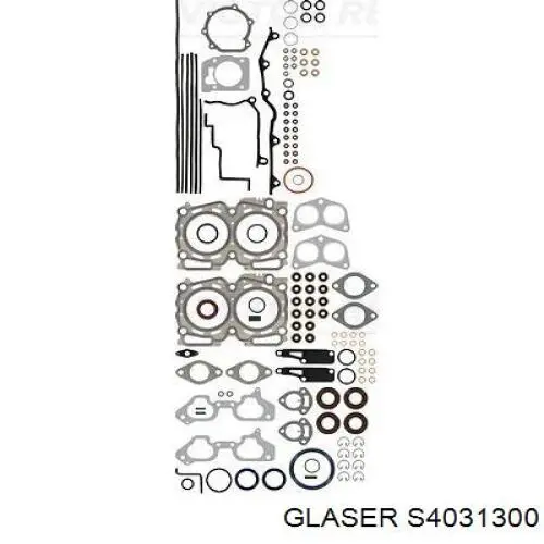 Compre S4031300 Glaser Kit de vedantes de motor completo