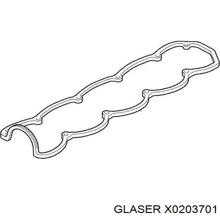 X0203701 Glaser Vedante de tampa de válvulas de motor