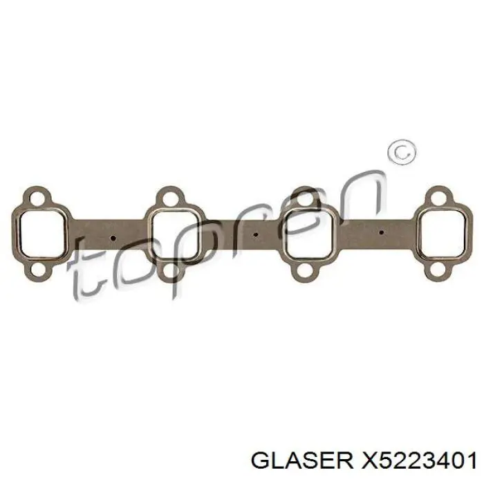 Compre X5223401 Glaser Vedante de tubo coletor de escape