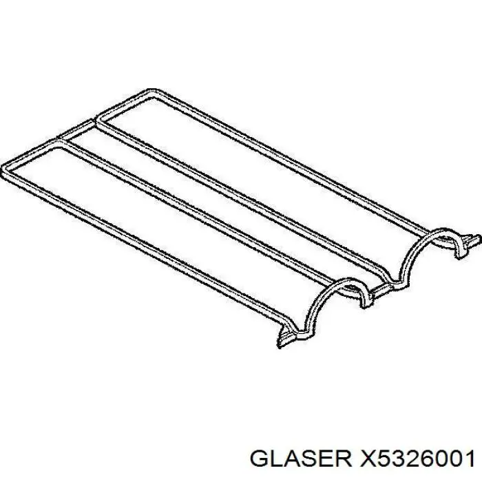 Compre X5326001 Glaser Vedante de tampa de válvulas de motor