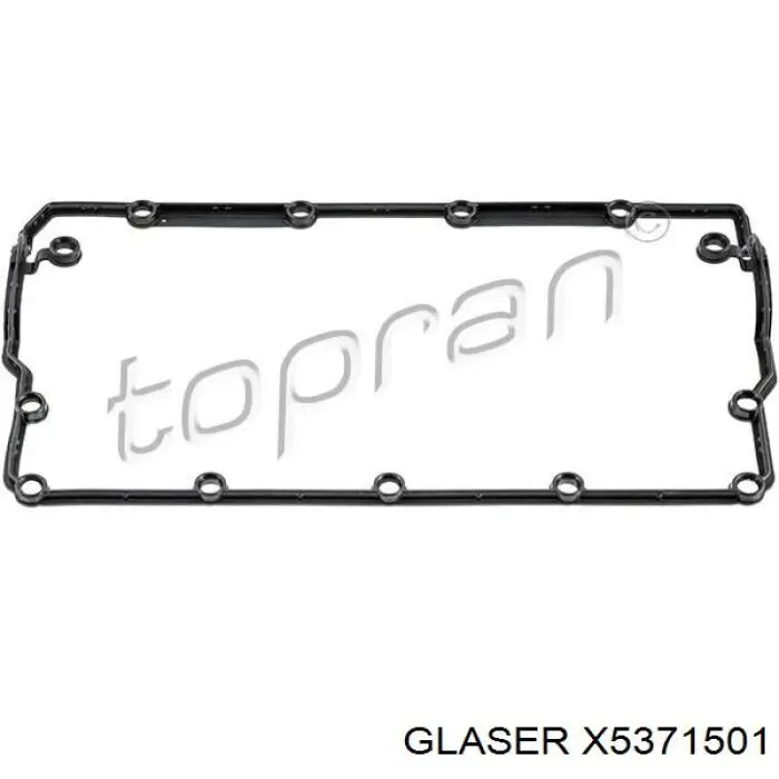 Vedante de tampa de válvulas de motor X5371501 Glaser