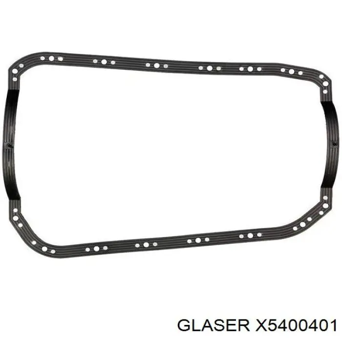 Vedante de panela de cárter do motor X5400401 Glaser