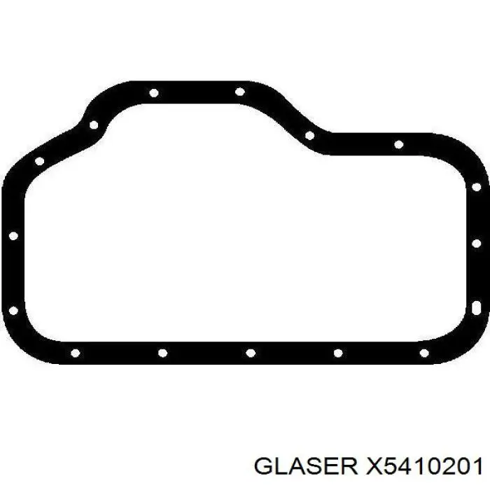X5410201 Glaser Vedação traseira de cambota de motor