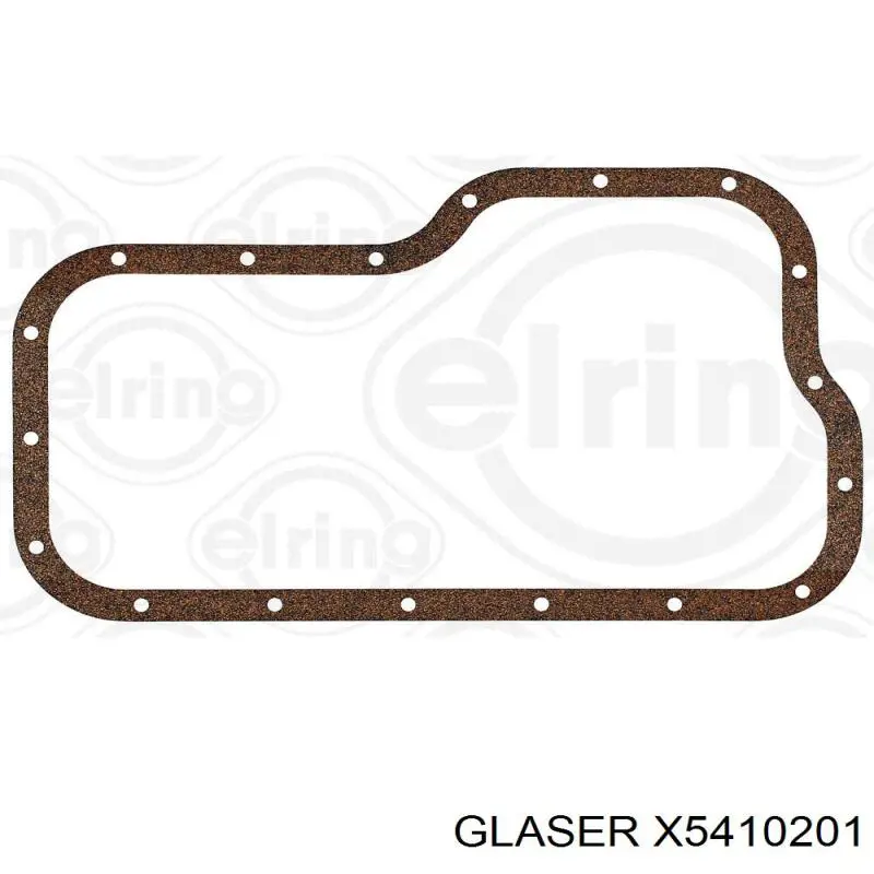 Compre X5410201 Glaser Vedação traseira de cambota de motor