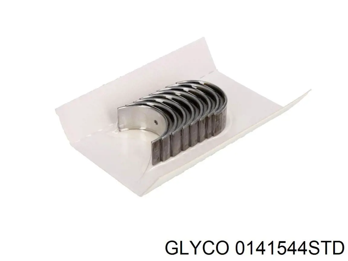 0141544STD Glyco Folhas inseridas de cambota de biela, kit, padrão (STD)