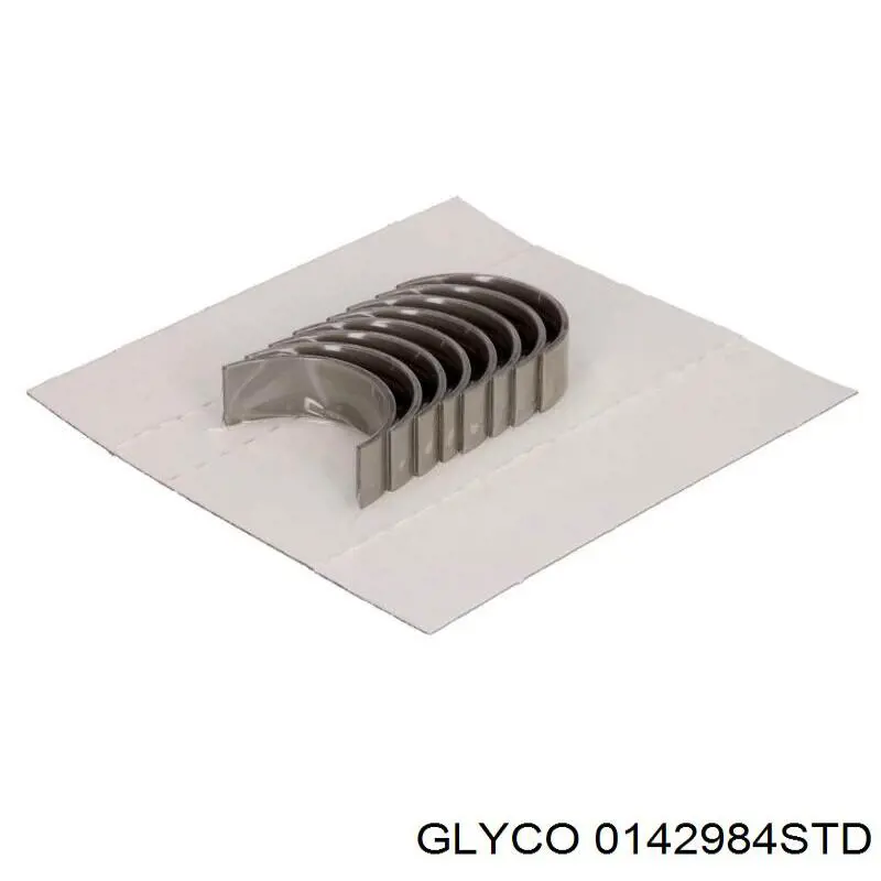 0142984STD Glyco Folhas inseridas de cambota de biela, kit, padrão (STD)