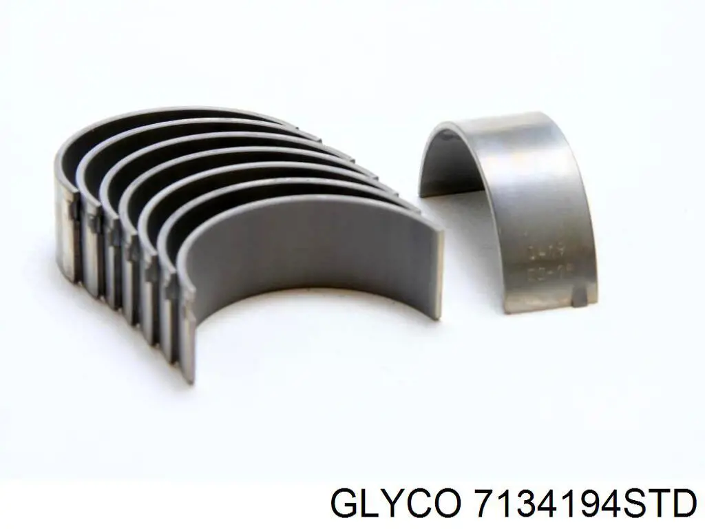 7134194STD Glyco Folhas inseridas de cambota de biela, kit, padrão (STD)