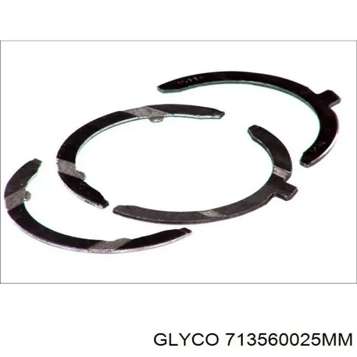 713560025MM Glyco Folhas inseridas de cambota de biela, kit, 1ª reparação ( + 0,25)
