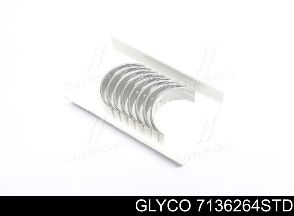 7136264STD Glyco Folhas inseridas de cambota de biela, kit, padrão (STD)
