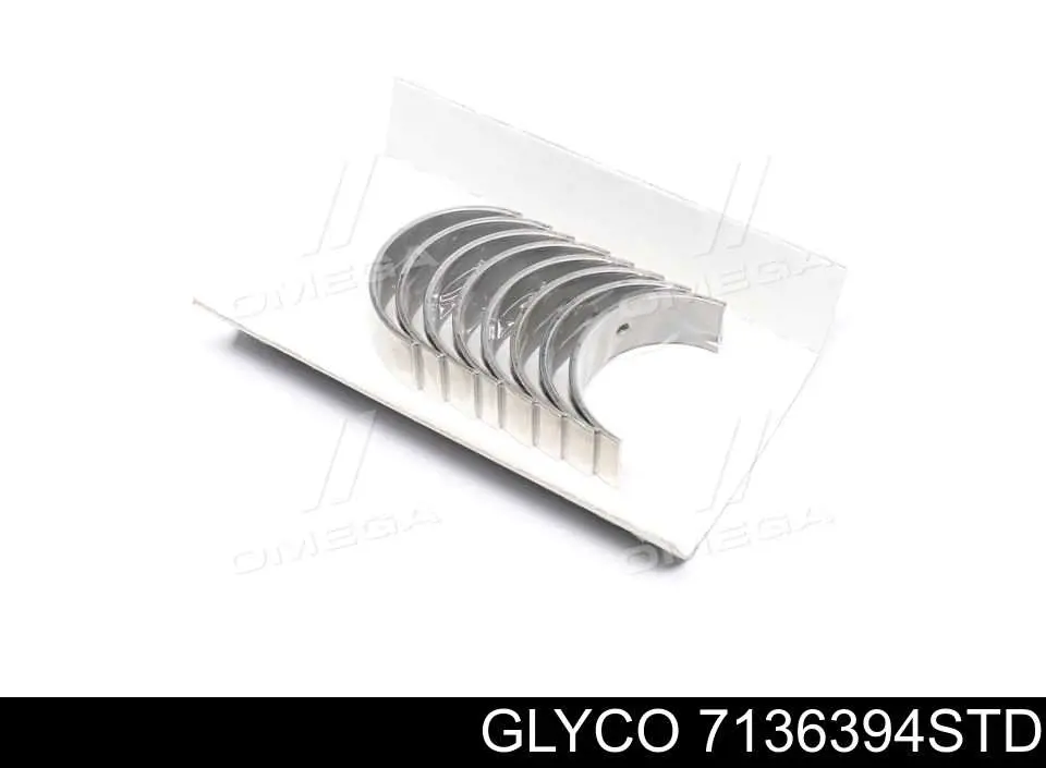 7136394STD Glyco Folhas inseridas de cambota de biela, kit, padrão (STD)