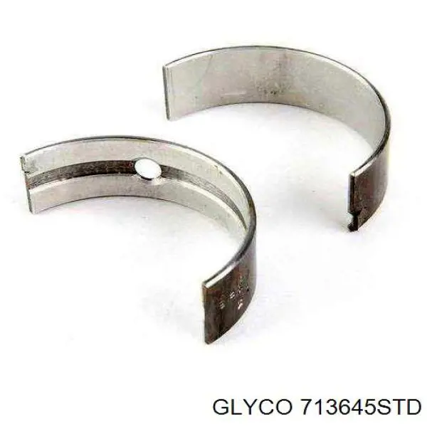 713645STD Glyco Folhas inseridas de cambota de biela, kit, padrão (STD)