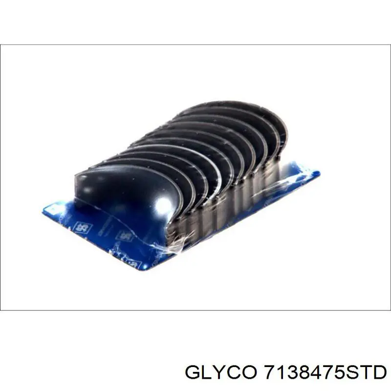 7138475STD Glyco Folhas inseridas de cambota de biela, kit, padrão (STD)