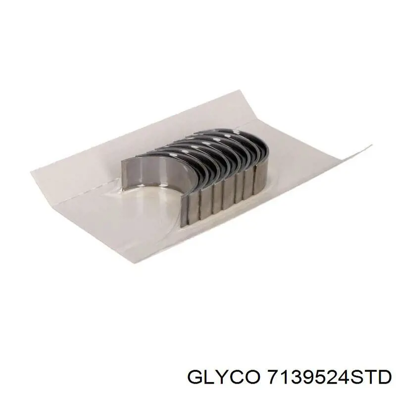 7139524STD Glyco Folhas inseridas de cambota de biela, kit, padrão (STD)