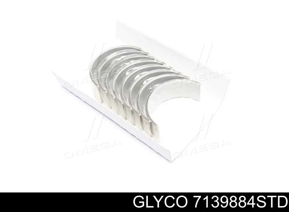 7139884STD Glyco Folhas inseridas de cambota de biela, kit, padrão (STD)