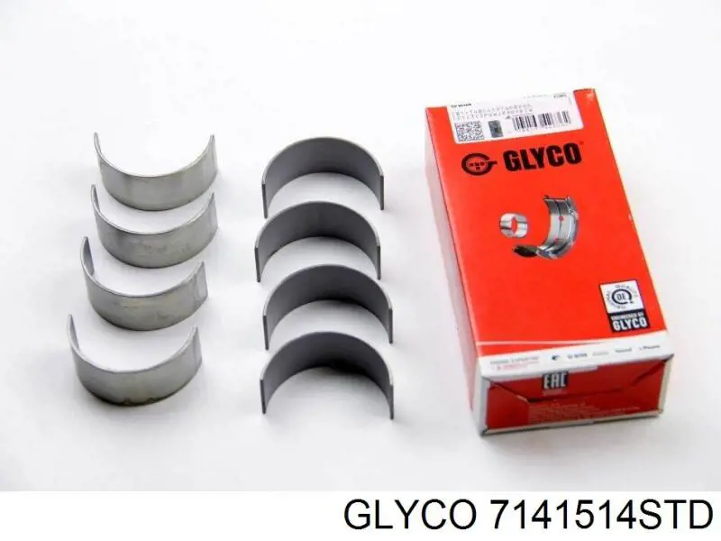 Folhas inseridas de cambota de biela, kit, padrão (STD) Glyco 7141514STD preço, a partir de 39,23 USD