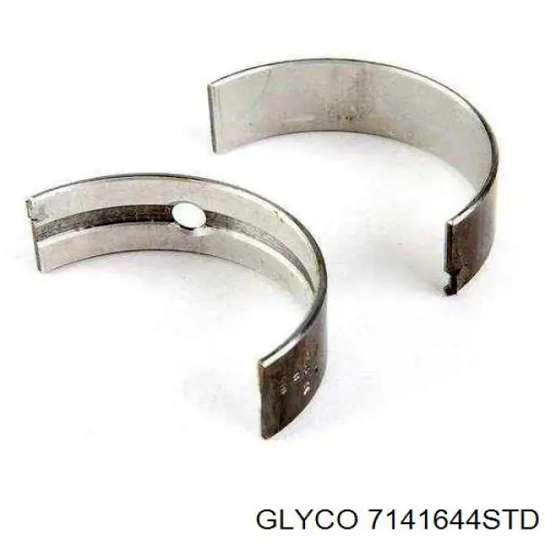 7141644STD Glyco Folhas inseridas de cambota de biela, kit, padrão (STD)