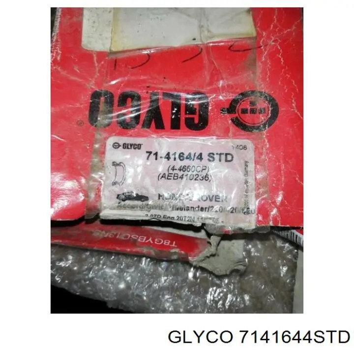 Folhas inseridas de cambota de biela, kit, padrão (STD) Glyco 7141644STD preço, a partir de 33,34 USD