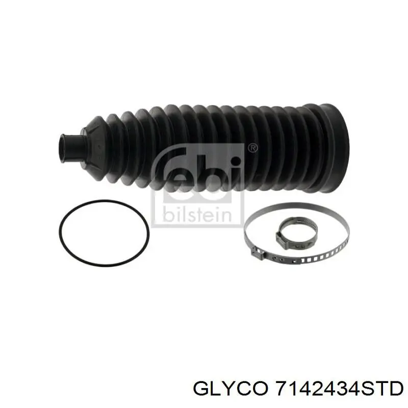 Folhas inseridas de cambota de biela, kit, padrão (STD) 7142434STD Glyco