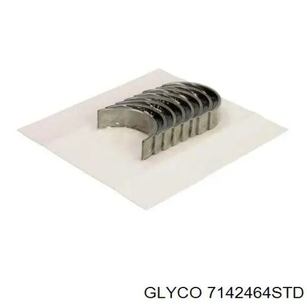 Folhas inseridas de cambota de biela, kit, padrão (STD) 7142464STD Glyco