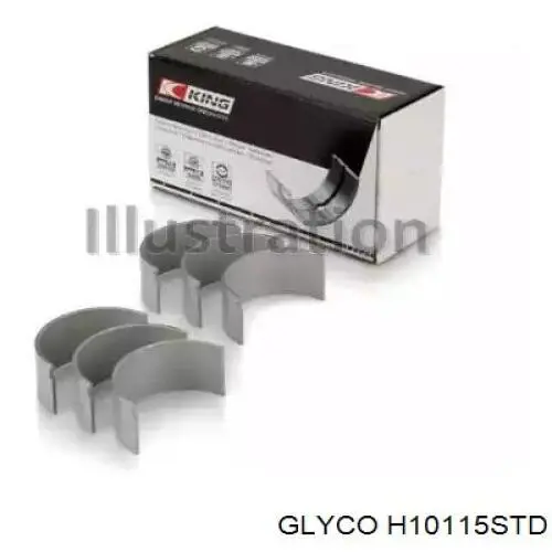 Folhas inseridas principais de cambota, kit, padrão (STD) Glyco H10115STD preço, a partir de 43,40 USD