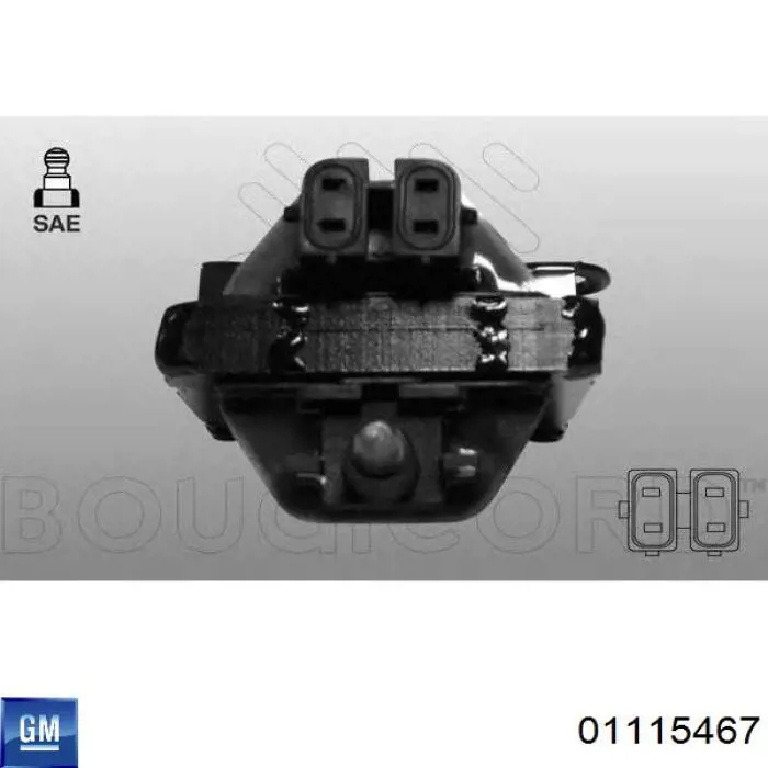 Compre 01115467 General Motors Bobina de ignição
