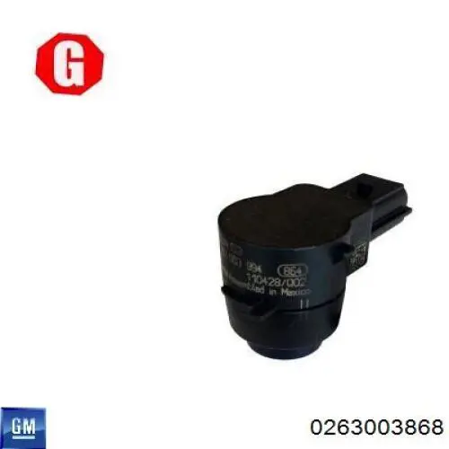 Compre 0263003868 General Motors Sensor traseiro de sinalização de estacionamento (sensor de estacionamento)