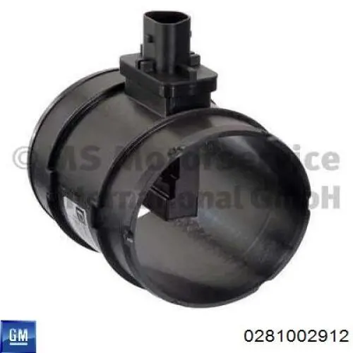 Sensor de fluxo (consumo) de ar, medidor de consumo M.A.F. - (Mass Airflow) General Motors 0281002912 preço, a partir de 44,34 USD