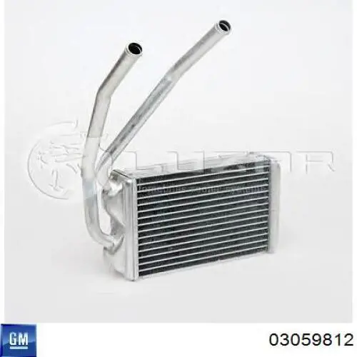 03059812 General Motors Radiador de forno (de aquecedor)