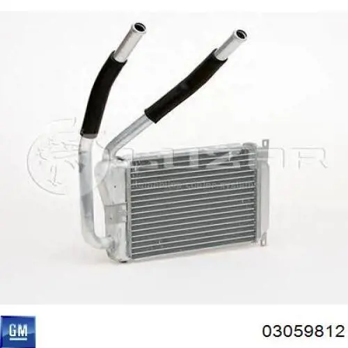 03059812 General Motors Radiador de forno (de aquecedor)