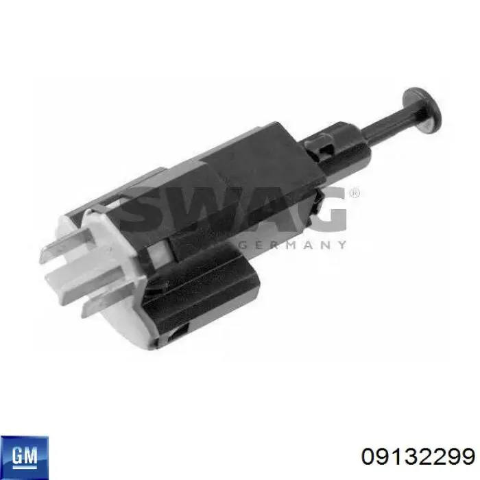 09132299 General Motors Sensor de ativação do sinal de parada