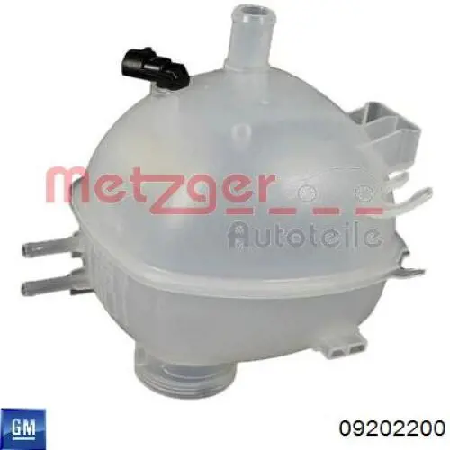 Compre 09202200 General Motors Tanque de expansão do sistema de esfriamento
