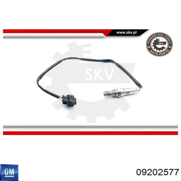 Compre 09202577 General Motors Sonda lambda, sensor de oxigênio
